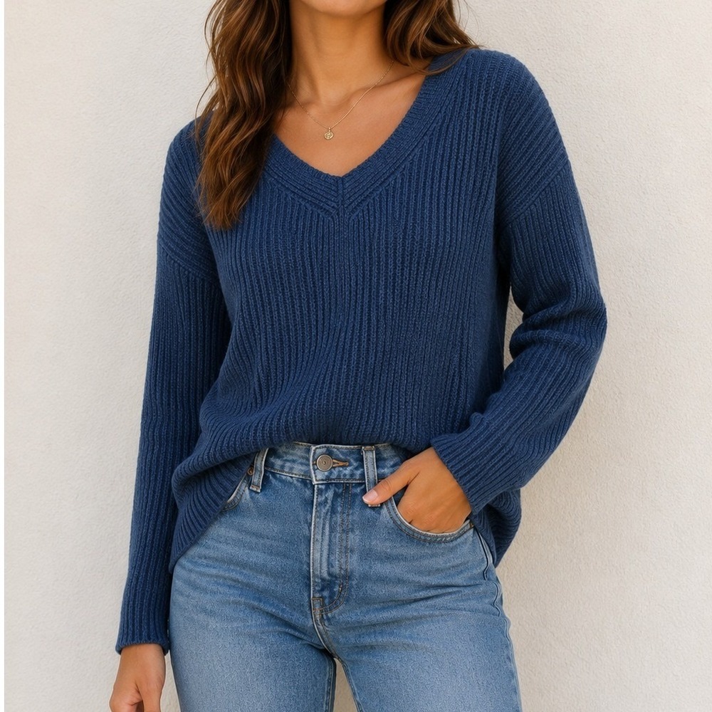 LL Bean Cotton Cable Knit Pullover Sweater Outdoors Gorpcore Skiing Granola Fall